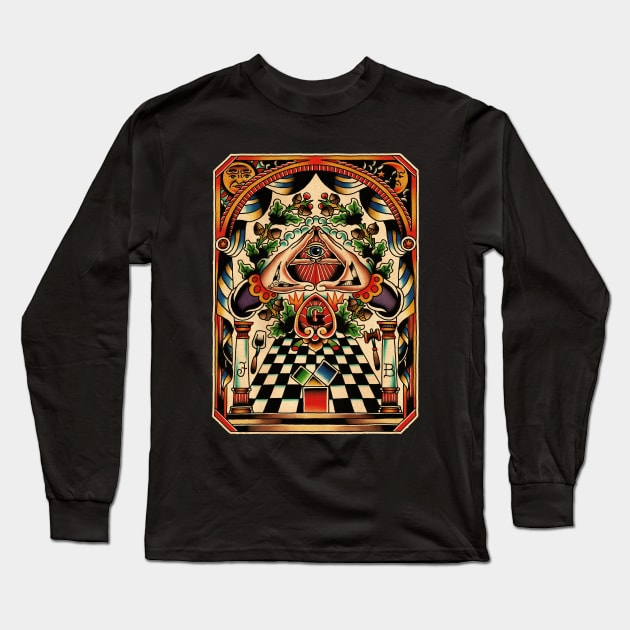 Masons Long Sleeve T-Shirt by Don Chuck Carvalho